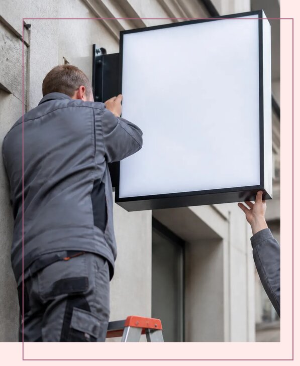 Двухсторонний световой короб в Скопине по цене от 15110 р. | Аванза-Скп