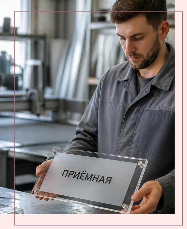 Таблички из оргстекла на заказ в Скопине от 4064 р. | Аванза-Скп